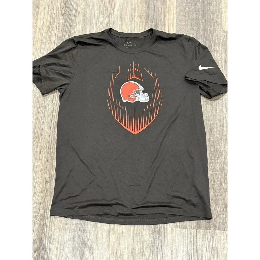 Nike Dri-Fit‎ Men's Large Cleveland Browns The Nike Tee Short Sleeve Shirt NWOT